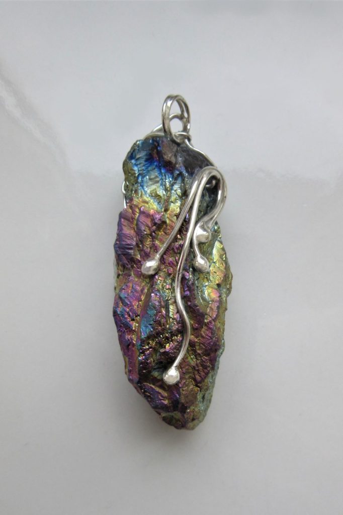 Stacked Stone Aura Pendant